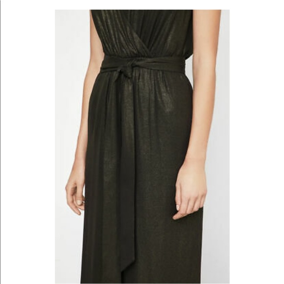 BCBG Metallic Bronze Jumpsuit - Picture 6 of 7